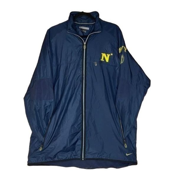 Nike Other - Vintage Nike Windbreaker Mens XL Navy Quarter Zip
